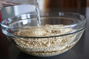 soak quinoa