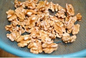 soaked walnut