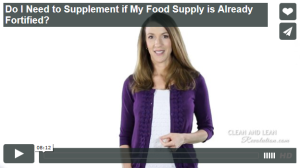 do I need to supplement if my food supply is already supplemented