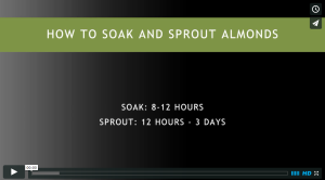 how to soak and sprout almonds pic