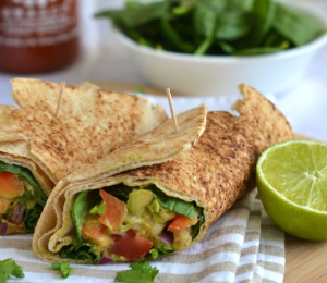 shrimp avocado wrap
